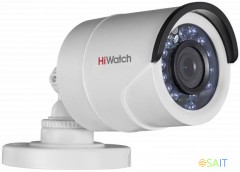 Камера видеонаблюдения аналоговая HiWatch DS-T200 (B) (2.8 mm) 2.8-2.8мм HD-CVI HD-TVI цв. корп.:белый