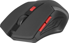 Defender Беспроводная оптическая мышь Accura MM-275 красный,6 кнопок, 800-1600 dpi Defender Accura MM-275 Red
