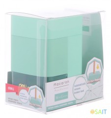 Точилка для карандашей механическая Deli ER10604 Macaron 1 отверстие пластик ассорти