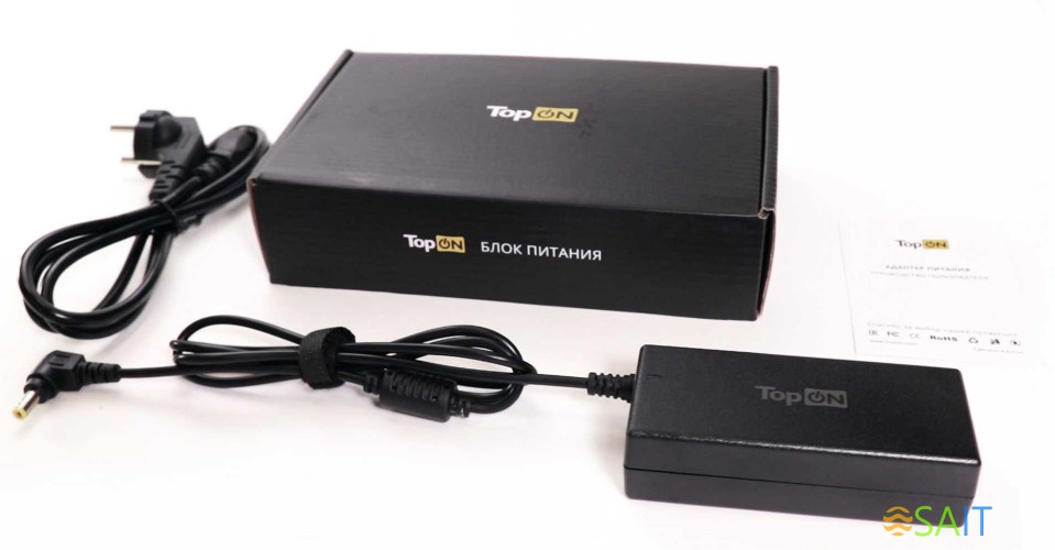 Блок питания TopON TOP-AC07 65W 19V-19V 3.42A от бытовой электросети