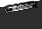 Папка клип-борд Бюрократ -PD602BLCK A4 пластик 1.2мм черный с крышкой