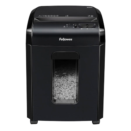 Шредер Fellowes® Powershred® 10M, DIN P-5, 2х15мм, 10лст., 19лтр., Safety Lock Fellowes FS-46306