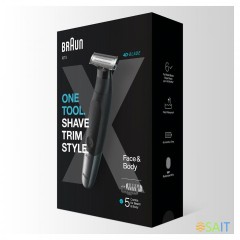 Триммер Braun XT XT5100 черный/серый (насадок в компл:5шт)