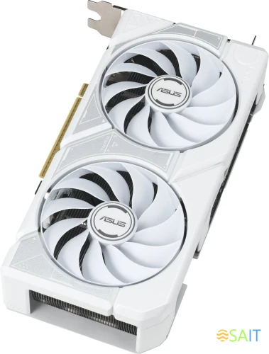 Видеокарта Asus PCI-E 5.0 DUAL-RTX5060TI-O16G-WHITE NVIDIA GeForce RTX 5060TI 16Gb 128bit GDDR7 2602/28000 HDMIx1 DPx3 HDCP Ret
