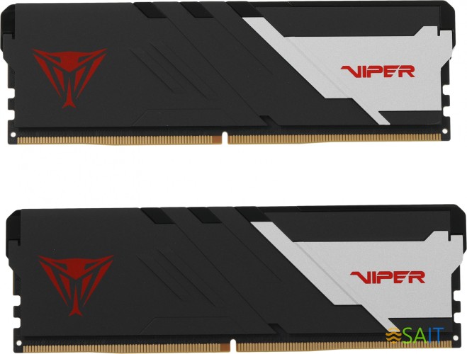 Память DDR5 2x8Gb 5600MHz Patriot PVV516G560C40K Viper Venom RTL Gaming PC5-44800 CL40 DIMM 288-pin 1.25В kit с радиатором Ret