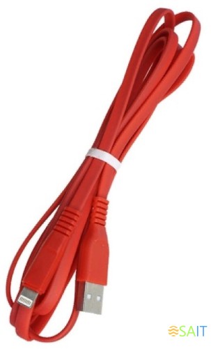 Кабель Premier 6-703RL45 2.0R USB (m)-Lightning (m) 2м красный пакет