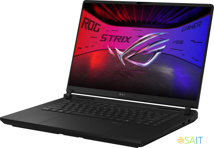 Ноутбук Asus ROG Strix Scar 16 G635LX-RW150 Core Ultra 9 275HX 64Gb SSD1Tb NVIDIA GeForce RTX 5090 24Gb 16" IPS WQXGA (2560x1600) без ОС black WiFi BT Cam (90NR0L81-M006R0)