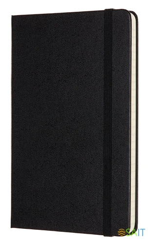 Блокнот Moleskine CLASSIC QP050 Medium 115x180мм 208стр. линейка твердая обложка черный