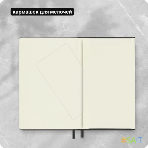 Блокнот Moleskine CLASSIC QP050 Medium 115x180мм 208стр. линейка твердая обложка черный