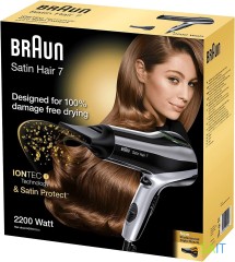 Фен Braun BRHD710E 2200Вт черный