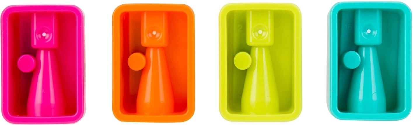 Точилка для карандашей ручная Deli E0594 1 отверстие пластик ассорти туба