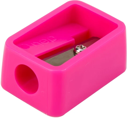 Точилка для карандашей ручная Deli E0594 1 отверстие пластик ассорти туба