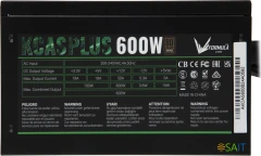 Блок питания Formula ATX 600W AC KCAS PLUS (20+4pin) 120mm fan 3xSATA RTL