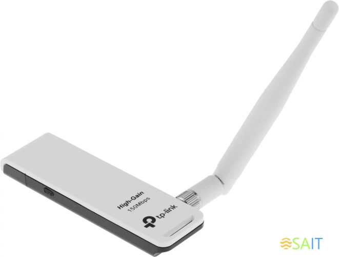 Сетевой адаптер Wi-Fi TP-Link TL-WN722N N150 USB 2.0 (ант.внеш.съем) 1ант.