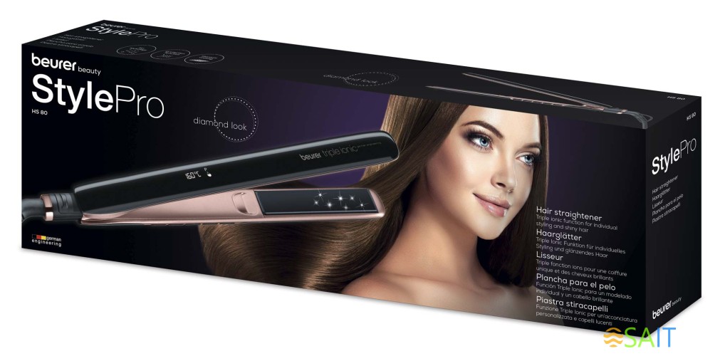 Выпрямитель Beurer HS80 45Вт черный макс.темп.:220С покрытие:титановое (591.00)