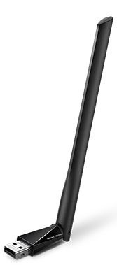 Сетевой адаптер Wi-Fi Mercusys MU6H AC650 USB 2.0 (ант.внеш.несъем.) 1ант.