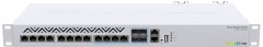 Коммутатор MikroTik CRS312-4C+8XG-RM (L3) 1x100Мбит/с 8x10Гбит/с 4xКомбо(10GBase-T/SFP+) управляемый