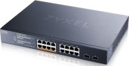Коммутатор Zyxel XMG1915-18EP-EU0101F (L2+) 16x2.5Гбит/с 2SFP+ 8PoE++ 180W управляемый