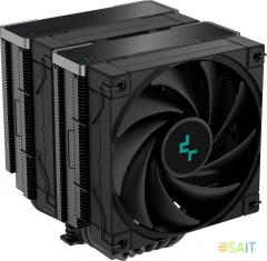 Устройство охлаждения(кулер) Deepcool AK620 Zero Dark Soc-AM5/AM4/1200/1700/1851 черный 4-pin 11-28dB Al+Cu 260W 1456gr Ret (R-AK620-BKNNMT-G-1)
