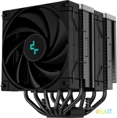 Устройство охлаждения(кулер) Deepcool AK620 Zero Dark Soc-AM5/AM4/1200/1700/1851 черный 4-pin 11-28dB Al+Cu 260W 1456gr Ret (R-AK620-BKNNMT-G-1)