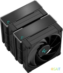 Устройство охлаждения(кулер) Deepcool AK620 Zero Dark Soc-AM5/AM4/1200/1700/1851 черный 4-pin 11-28dB Al+Cu 260W 1456gr Ret (R-AK620-BKNNMT-G-1)