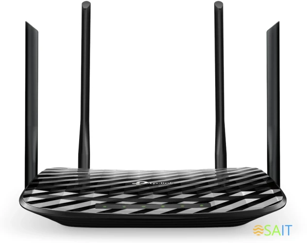 Роутер беспроводной TP-Link ARCHER C6 AC1200 10/100/1000BASE-TX черный
