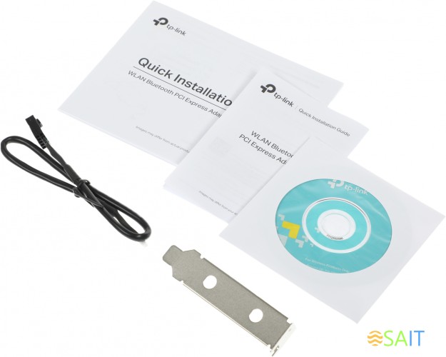 Сетевой адаптер Wi-Fi + Bluetooth TP-Link Archer TX20E AX1800 PCI Express (ант.внеш.съем) 2ант.