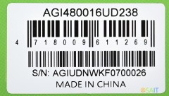 Память DDR5 16GB 4800MHz AGi AGI480016UD238 RTL PC5-38400 CL40 DIMM 288-pin 1.1В single rank Ret