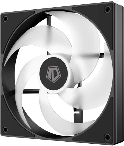Вентилятор для корпуса ID-Cooling AS-140-ARGB-K ARGB 140х140x25 черный 4-pin 24.9дБ Ret