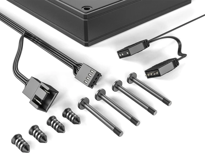 Вентилятор для корпуса ID-Cooling AS-140-ARGB-K ARGB 140х140x25 черный 4-pin 24.9дБ Ret