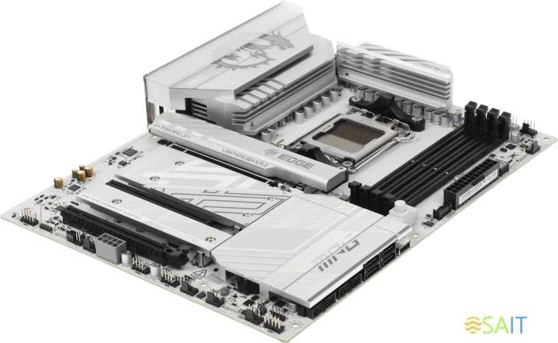 Материнская плата MSI MPG B850 EDGE TI WIFI SocketAM5 AMD B850 4xDDR5 ATX AC`97 8ch(7.1) 5Gigabit RAID+HDMI