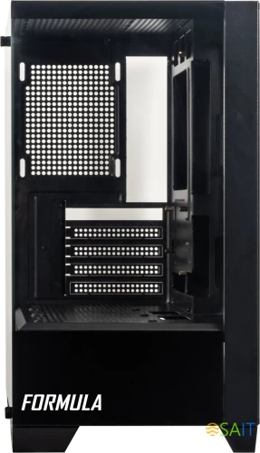 Корпус Formula Crystal Z1M черный без БП mATX 7x120mm 1xUSB2.0 1xUSB3.0 audio bott PSU