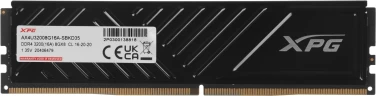 Память DDR4 8GB 3200MHz A-Data AX4U32008G16A-SBKD35 XPG Gammix D35 RTL Gaming PC4-25600 CL16 DIMM 288-pin 1.35В dual rank с радиатором Ret
