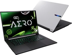 Ноутбук Gigabyte Aero X16 1WH Ryzen AI 7 350 32Gb SSD1Tb NVIDIA GeForce RTX 5070 8Gb 16" IPS QHD+ (2560x1600) Windows 11 Home silver WiFi BT Cam (1WH93KZC64DH)