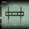 Кронштейн для телевизора Hyundai GL-T3 черный 32"-85" макс.50кг настенный наклон