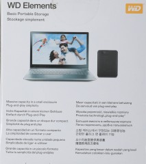 Жесткий диск WD USB 3.0 4Tb WDBU6Y0040BBK-WESN Elements Portable 2.5" черный