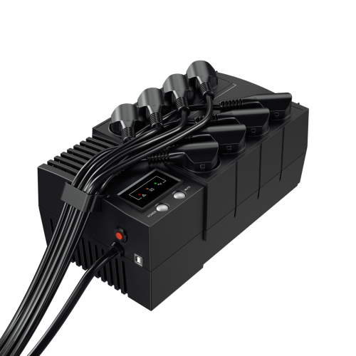 ИБП CyberPower BS650E NEW линейно-интерактивный 650ВА/390Вт, 4+4 евророзетки, USB CyberPower BS650E