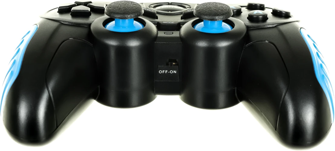 Геймпад Ritmix GP-022WPS черный/синий USB Беспроводной виброотдача обратная связь