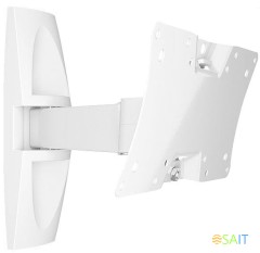 Кронштейн для телевизора Holder LCDS-5063 белый 19"-32" макс.30кг настенный поворот и наклон