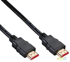Кабель аудио-видео Buro HDMI 1.4 HDMI (m)/HDMI (m) 2м. позолоч.конт. черный (BHP2M)