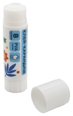 Клей-карандаш Silwerhof 8гр ПВА термоусадочная упаковка Веселые друзья