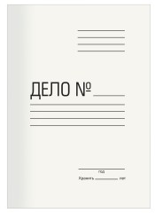 Папка-обложка Silwerhof ПО380 картон 0.85мм 380г/м2 белый