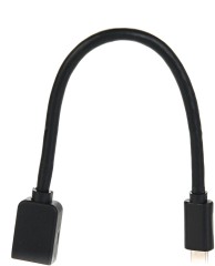 Кабель-адаптер VCOM USB 2.0 Type-C (m) - USB 3.2 Type-AF 0.2м