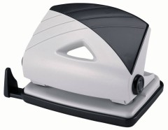 Дырокол Kw-Trio BIAS Smart 091Q0 макс.:16лист. металл/пластик черный/серый отв.:2 с линейкой