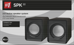 Defender#1 Акустическая 2.0 система SPK 22 черный, 4 Вт, питание от USB Defender #1 SPK 22 Black