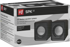 Defender#1 Акустическая 2.0 система SPK 22 черный, 4 Вт, питание от USB Defender #1 SPK 22 Black