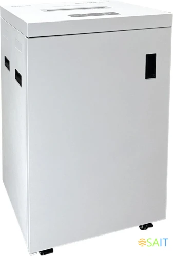 Шредер Office Kit S1050TS 0,8x2 белый (секр.P-7) фрагменты 7лист. 105лтр. скобы пл.карты CD