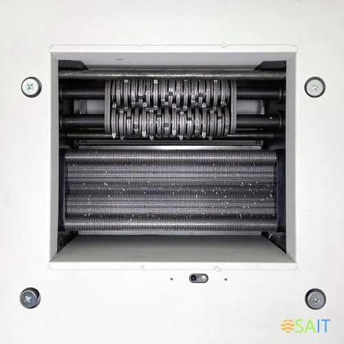 Шредер Office Kit S1050TS 0,8x2 белый (секр.P-7) фрагменты 7лист. 105лтр. скобы пл.карты CD