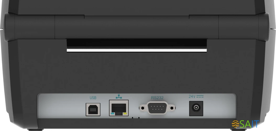 Термопринтер Meferi MP4000D (MP4000D-TR2P111W0B1) 203dpi 152мм/с/USB/RS232/Eth/BT для печ.накл. черный