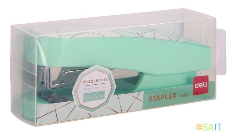 Степлер Deli E0402F Macaron 24/6 26/6 (25листов) ассорти закрытый/открытый коробка